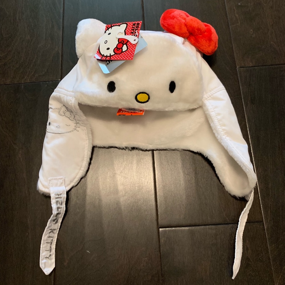 Hello Kitty Plush Aviator Hat